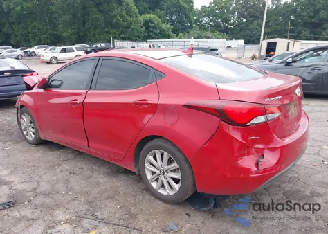 2014 Hyundai Elantra Se from USA, damaged, VIN KMHDH4AE2EU082496